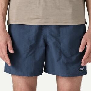 Patagonia Men's Baggies Deep Blue Athletic Shorts 6” Inseam Large